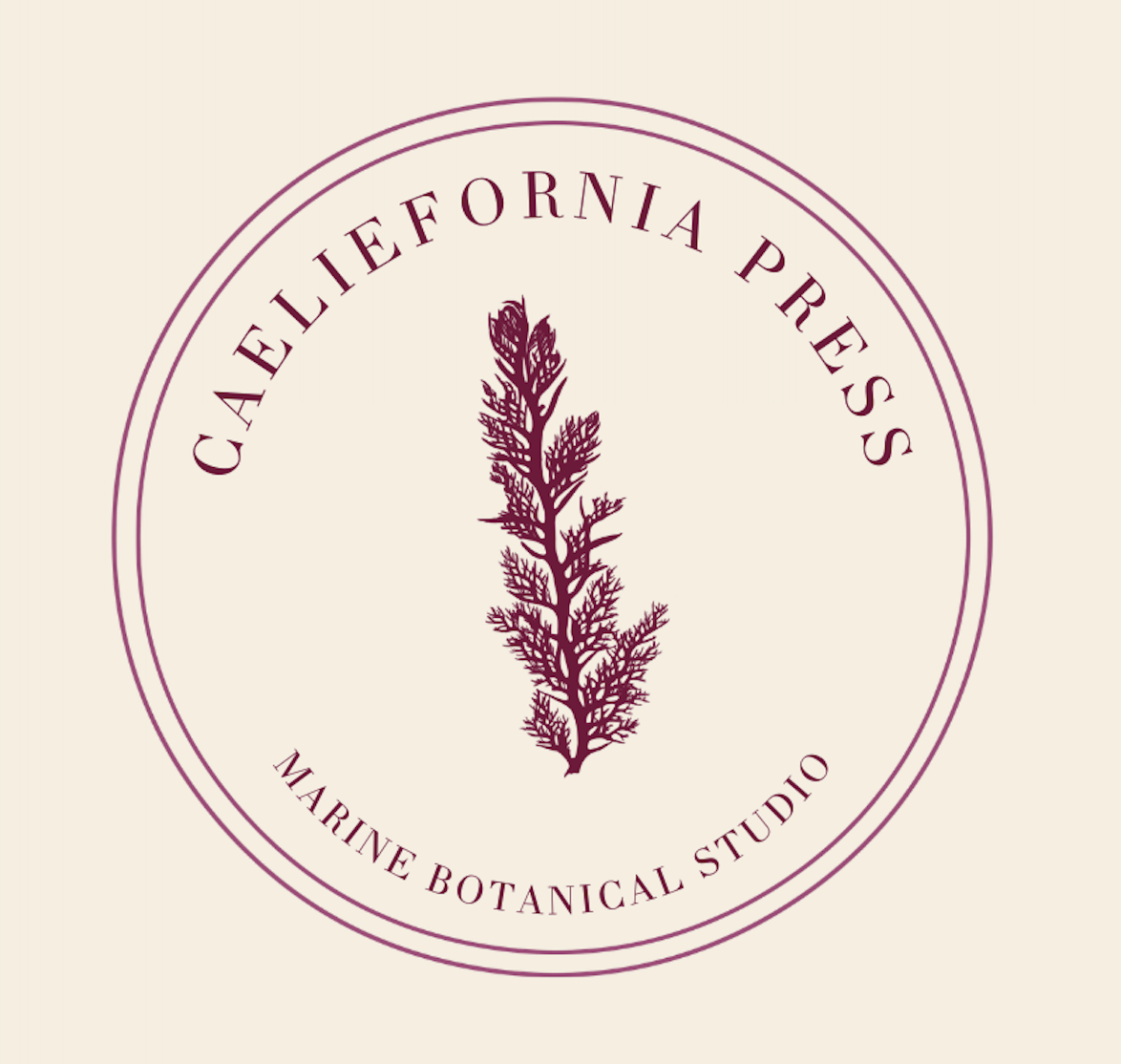 Caeliefornia Press Marine Botanical Studio logo